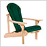 Green Adirondack Chair Cushion