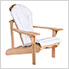 White Adirondack Chair Cushion