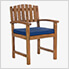 Blue Dining Chair Cushion