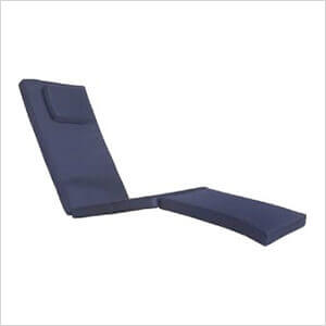 Blue Steamer Chair Cushion