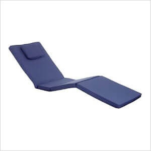 Blue Chaise Chair Cushion