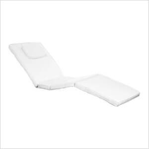 White Chaise Chair Cushion