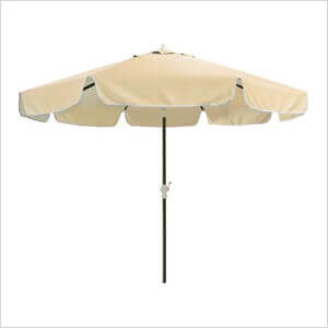 Tan 10-Foot Canopy Umbrella