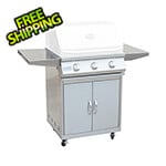 KoKoMo Grills 3-Burner Grill Cart (Grill Head Not Included)