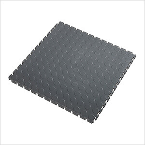 7mm Dark Grey PVC Coin Tile (10 Pack)