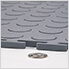 7mm Dark Grey PVC Coin Tile (10 Pack)