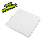 Lock-Tile 7mm White PVC Coin Tile (10 Pack)