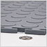 7mm White PVC Coin Tile (10 Pack)