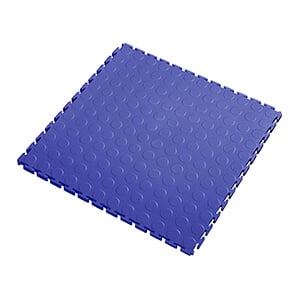 7mm Blue PVC Coin Tile (10 Pack)