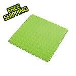 Lock-Tile 7mm Neon Green PVC Coin Tile (10 Pack)