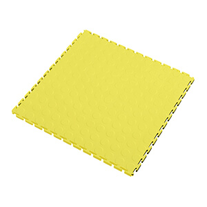 7mm Yellow PVC Coin Tile (30 Pack)