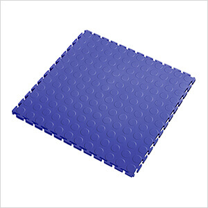 7mm Blue PVC Coin Tile (30 Pack)