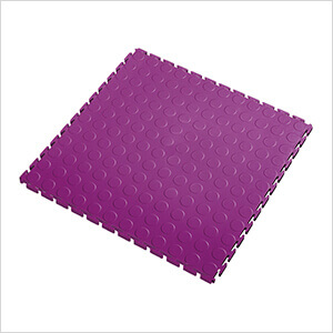 7mm Purple PVC Coin Tile (30 Pack)