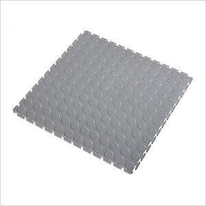 7mm Light Grey PVC Coin Tile (50 Pack)