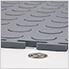 7mm Light Grey PVC Coin Tile (50 Pack)