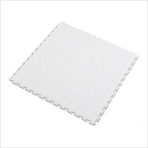 7mm White PVC Coin Tile (50 Pack)