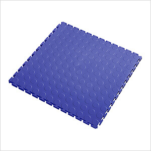 7mm Blue PVC Coin Tile (50 Pack)