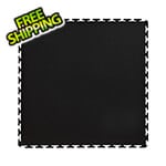 Lock-Tile 7mm Black PVC Smooth Tile (10 Pack)