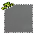 Lock-Tile 7mm Dark Grey PVC Smooth Tile (10 Pack)