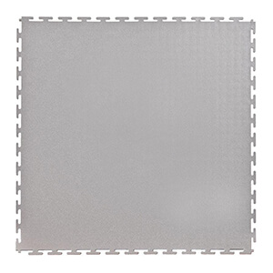 7mm Light Grey PVC Smooth Tile (10 Pack)