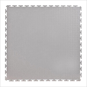 7mm Light Grey PVC Smooth Tile (10 Pack)