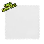 Lock-Tile 7mm White PVC Smooth Tile (10 Pack)