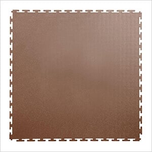 7mm Brown PVC Smooth Tile (10 Pack)