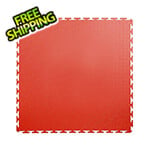 Lock-Tile 7mm Red PVC Smooth Tile (10 Pack)