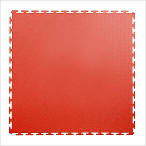 7mm Red PVC Smooth Tile (10 Pack)