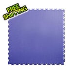 Lock-Tile 7mm Blue PVC Smooth Tile (10 Pack)