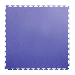 7mm Blue PVC Smooth Tile (10 Pack)