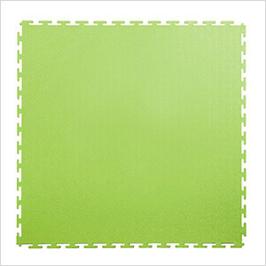 7mm Neon Green PVC Smooth Tile (10 Pack)