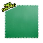 Lock-Tile 7mm Green PVC Smooth Tile (30 Pack)