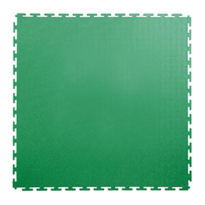 7mm Green PVC Smooth Tile (30 Pack)