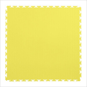 7mm Yellow PVC Smooth Tile (50 Pack)