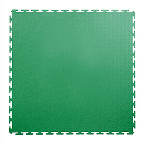 7mm Green PVC Smooth Tile (50 Pack)