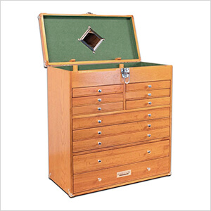 Oak 11-Drawer Chest (Imported)