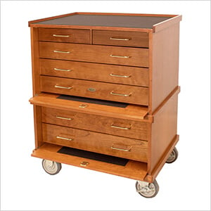 Pro-Series Roller Cabinet in American Cherry (Made in USA)