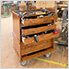 Pro-Series Roller Cabinet in American Cherry (Made in USA)