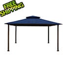 Paragon Outdoor 11 x 14 ft. Kingsbury Soft Top Gazebo (Navy Sunbrella Canopy)