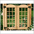 60" Red Cedar Estate Gate