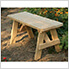 30" Treated Pine Traditional Garden Bench