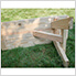 54" Treated Pine Traditional Garden Bench