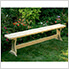 5' Treated Pine Trestle Garden Bench