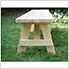 66" Treated Pine Traditional Garden Bench