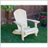 Treated Pine Folding Adirondack Chair