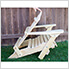 Treated Pine Folding Adirondack Chair