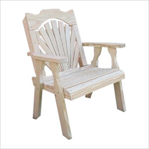 Treated Pine Fanback Patio Chair