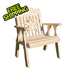 Creekvine Designs Treated Pine Starback Patio Chair