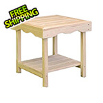 Creekvine Designs Treated Pine Rectangular End Table